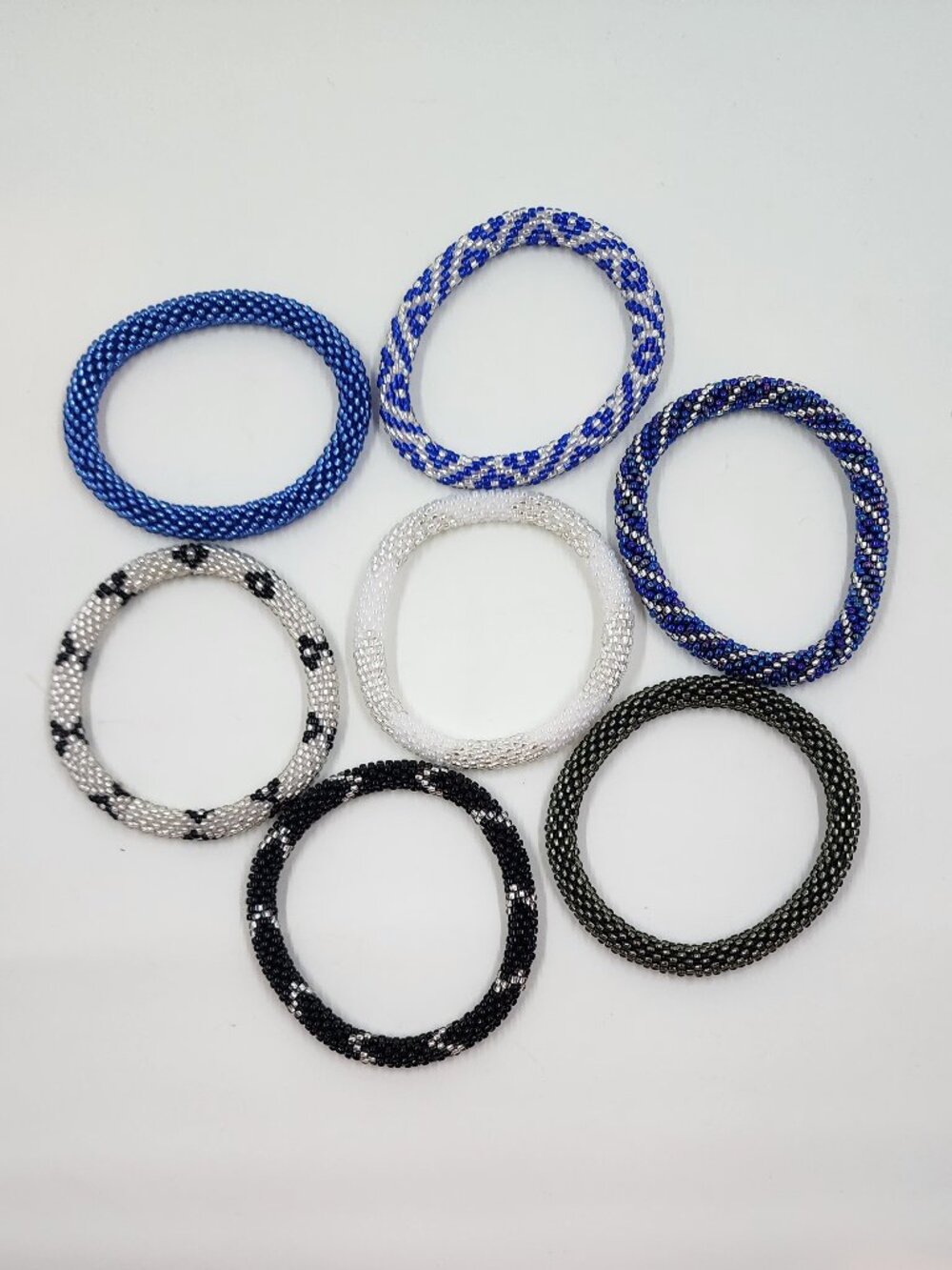 Sashka Co. Glass Beaded Roll-On Bracelets (7)